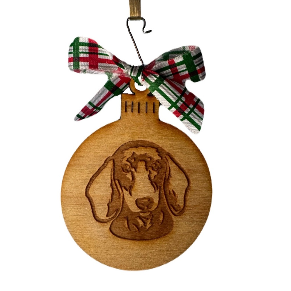 Daschund Holiday Ornament